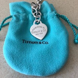 Tiffany and Co Heart Tag Charm Bracelet
